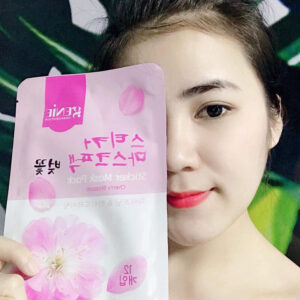 Mặt nạ hoa đào tươi Sticker Mask Pack Cherry Blossom Genie